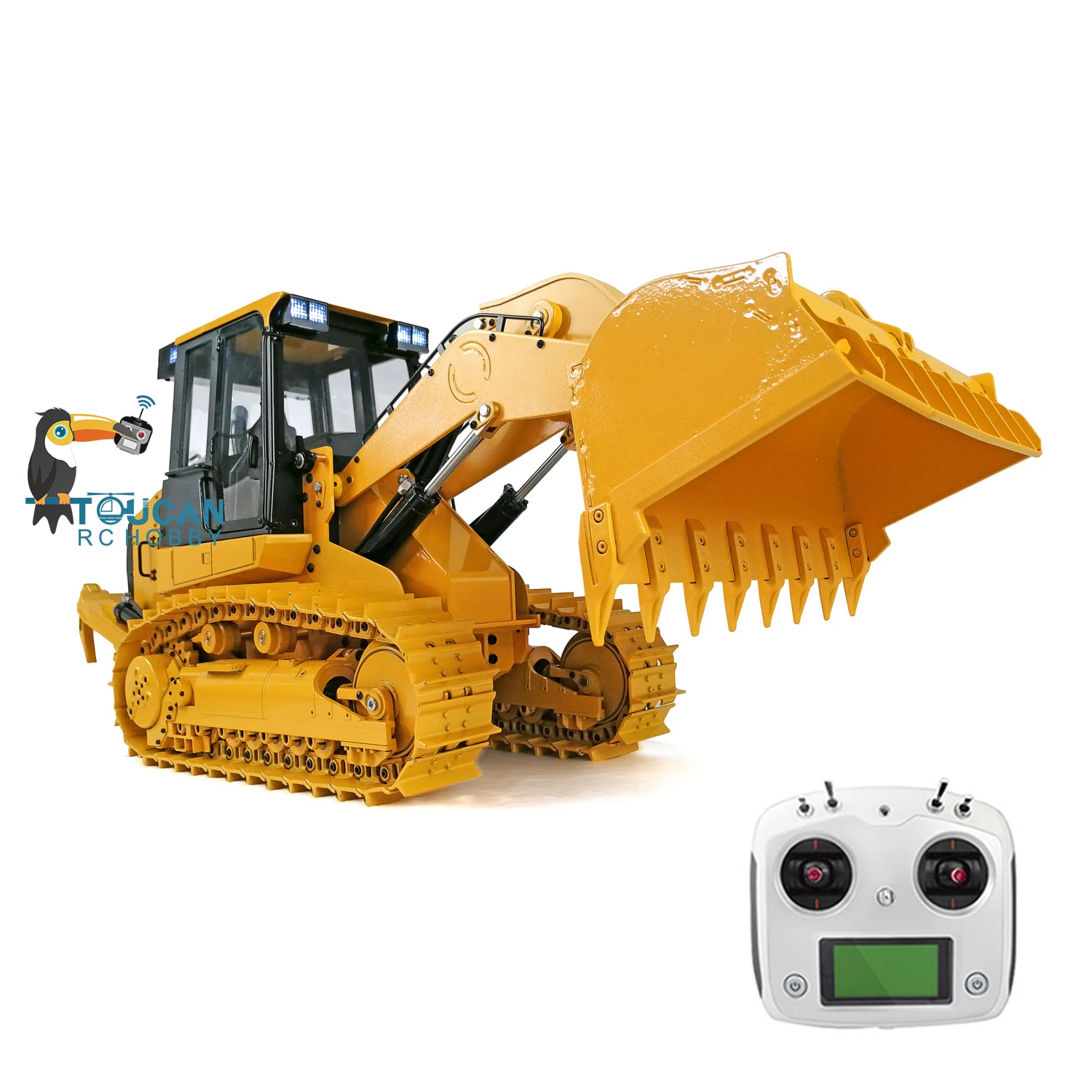 JDM 188 1/14 Metal Tracked Hydraulic RC Loader CAT 963D Assembled Truck Yellow Model Birthday Gifts for Alduts TH20009-SMT8 2 JDM 188 1/14 Metal Tracked Hydraulic RC Loader CAT 963D Assembled Truck Yellow Model Birthday Gifts for Alduts TH20009-SMT8 2