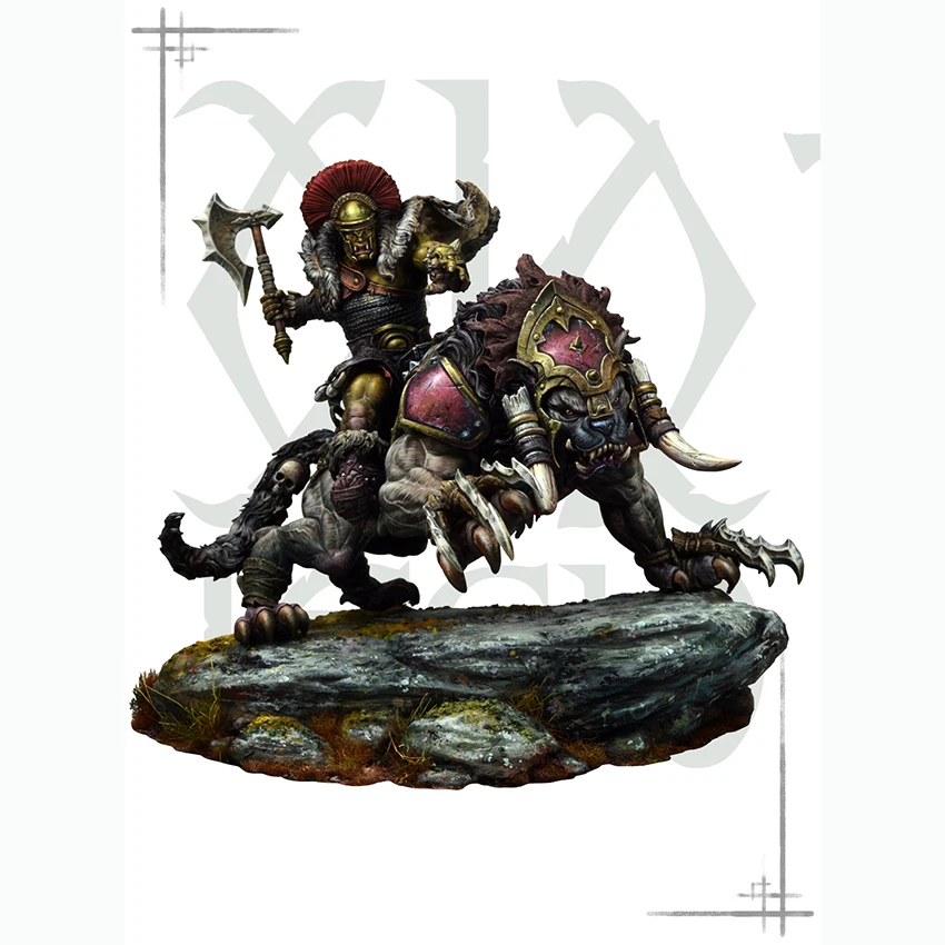 

Unassambled 1/24 75MM Flamma on Hellhound officier figure Resin figure miniature model kits Unpainted