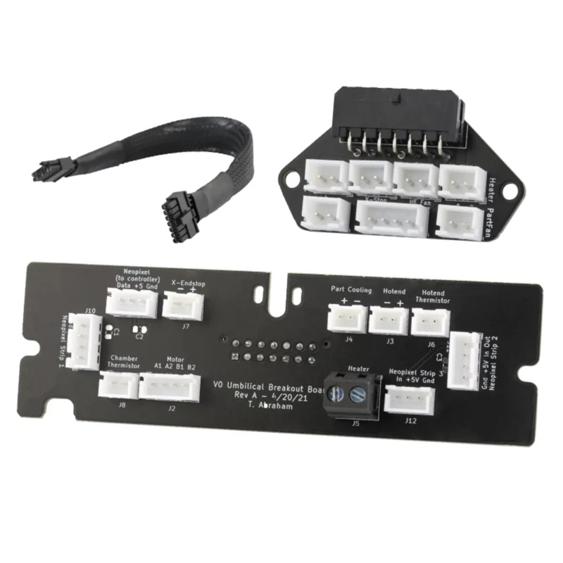 

0.1 Umbilical Extruder Adapter Board Set Complete Toolhead Frame Board