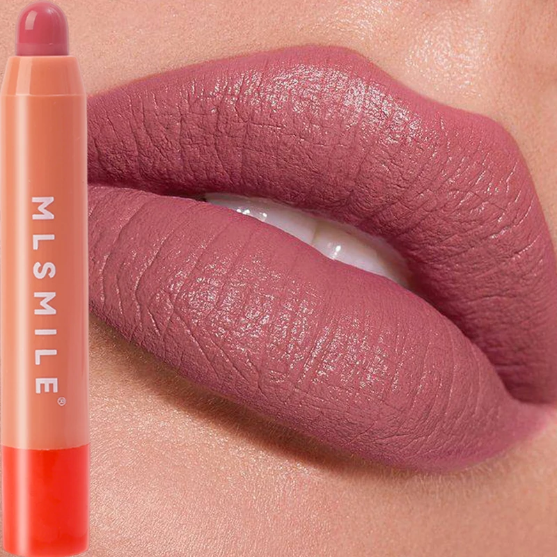 

Long Lasting Matte Nude Lipstick Pen Waterproof Velvet Non-stick Cup Moisturizing Lip Balm Sexy Lip Gloss Makeup Women Cosmetics