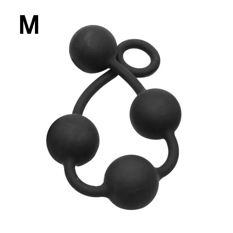 Silicone Anal Beads Butt Plug And Prostate Massager For Adults_voghion.com
