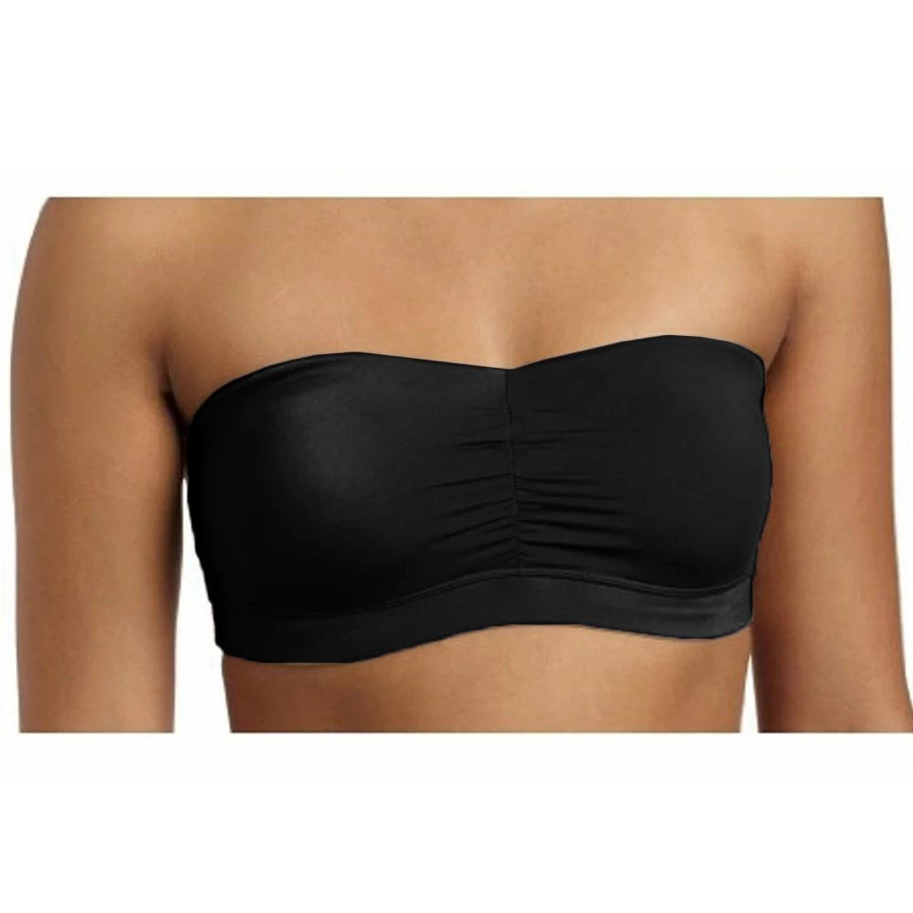 Supportive Bandeau Bra Women's Angel Seamless Underwire Wireless Padded  Strapless Bra E