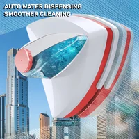 Magnetic Glass Electric Window Cleaner Cleaning Tool Water Discharge Double-layer Wiper for Home Office Special Window Cleaner 2