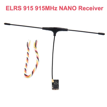 ELRS 915 915MHz NANO ExpressLRS Receiver with T type Antenna Support Wifi upgrade for RC FPV Traversing Drones Parts