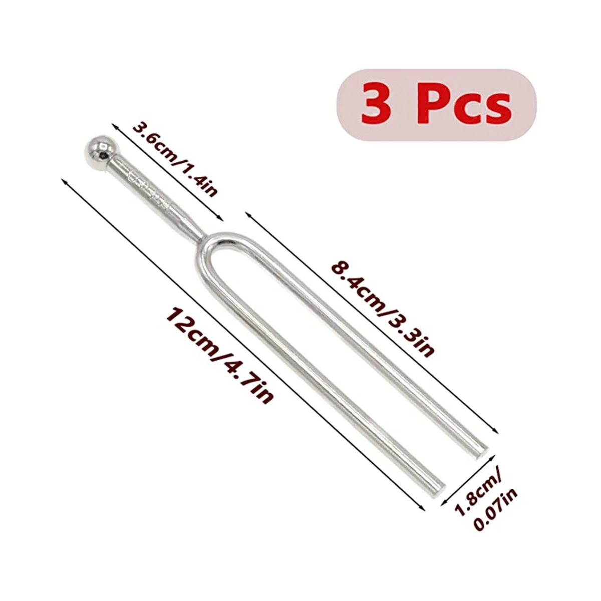 440 Hz Tuning Fork Standard Pitch Tuning Fork Set for Guitar Violin Tuning Music Accessories