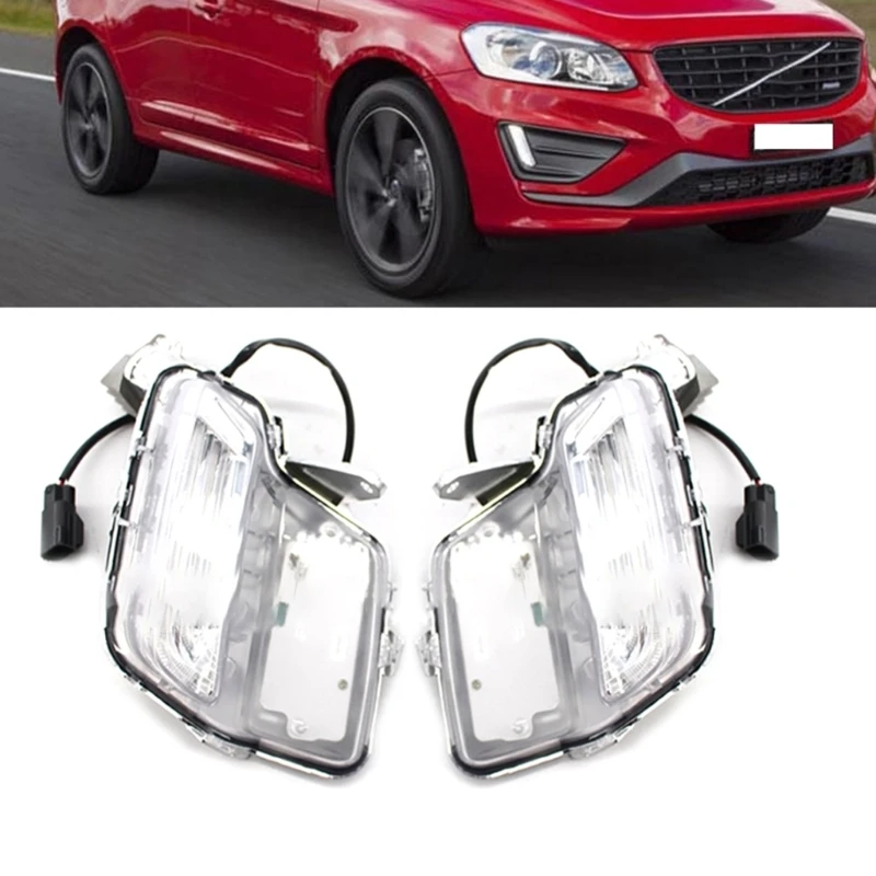 

High Power Turn Signal Indicator Parking Lamps for XC60 31364330 31364331 Super Bright Fog Lights Daytime Running Light