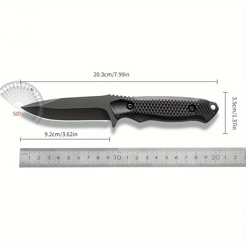 1pc High Hardness Folding Pocket Knife With Sheath 6