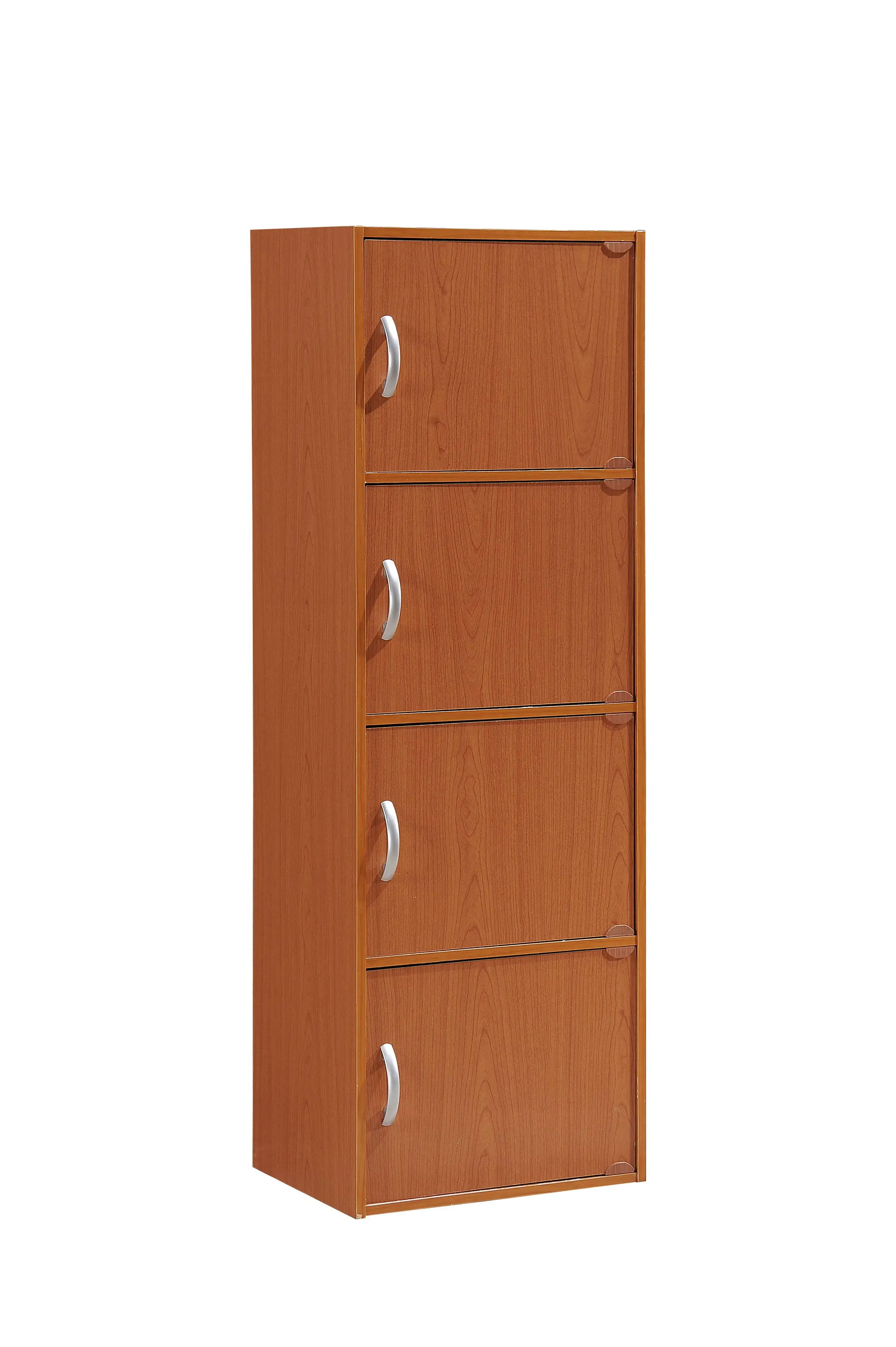 

Hodedah 4-Shelf, 4-Door Bookcase in Cherry