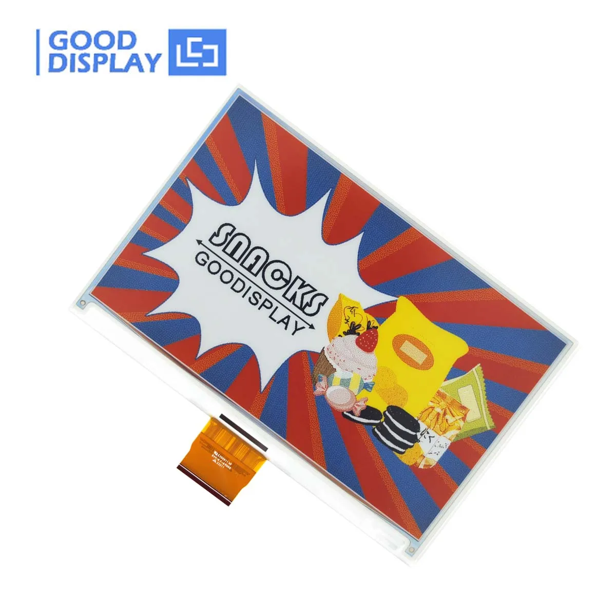 GooDisplay 7.3インチカラーE-inkディスプレイ E6 高彩度、ePaper