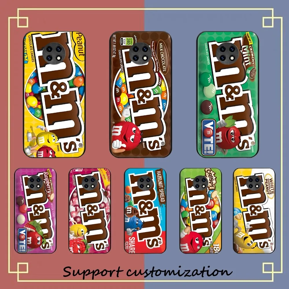 Custodia Per Telefono M-M & Ms-S C-Chocolate Per Redmi Note 4X5 A 6 7 8 T 9 9S 10 11 11S 11Epro Poco M3 Pro