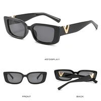 Mode Cat Eye lunettes de Soleil De Luxe V Lunettes de Soleil Pour Dames Classique Rectangle Conduite Lunettes UV400 6