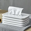 Silica Gel Paper Towel Box Folding Lifting Paper Drawer Household Living Room Desktop Tea Table Simple Creative Napkin Paper Box 4