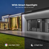 Caméra de sécurité WiFi PTZ 15MP 8K, double bande 2.4G/5G, double écran, zoom numérique 10X, caméra de surveillance vidéo, vision nocturne, détection humaine 6