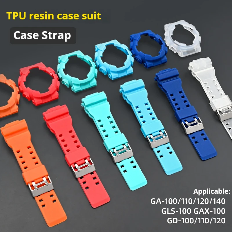 Matte Rubber Silicone Watch Band Bracelet - Universal Replacement Strap Case