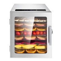 220V 8 Layers Fruit Dryer Food Fruit Dryer Bean Dissolving Pet Food сушилка для фруктов Stainless Steel Food Dehydration 2