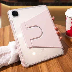 Ultimate 360° Rotation Tablet Case with Versatile Cover and Shell Accessories for iPad mini 6inch (Pink)