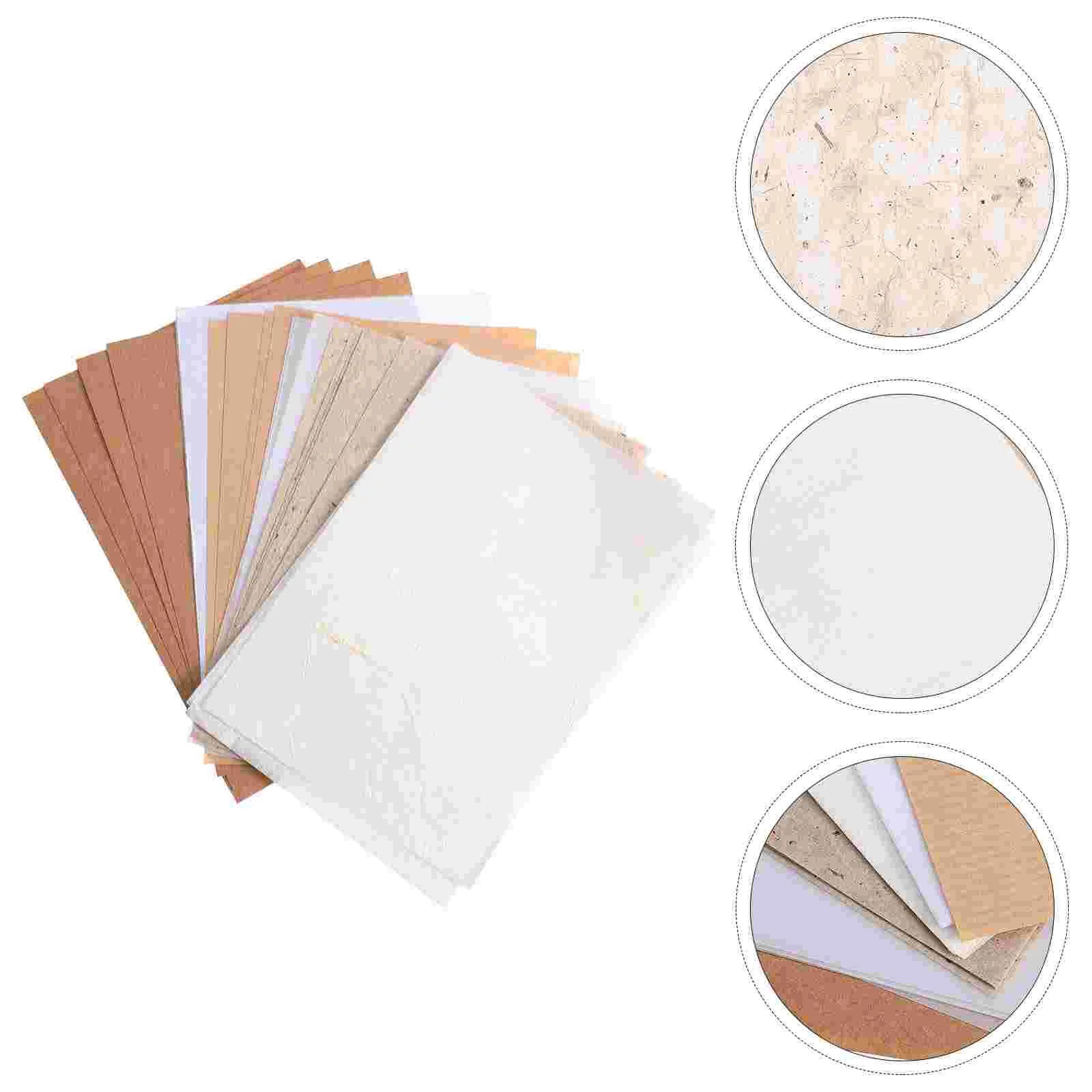 

30 Pcs Handmade Material Paper Stationery Patterned Onion DIY Accessories Kraft