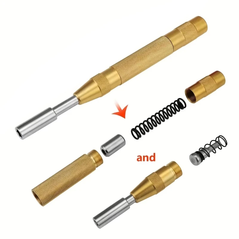 Letter and Number Stamp Punching Set with Metal Stamping Handle for Leather