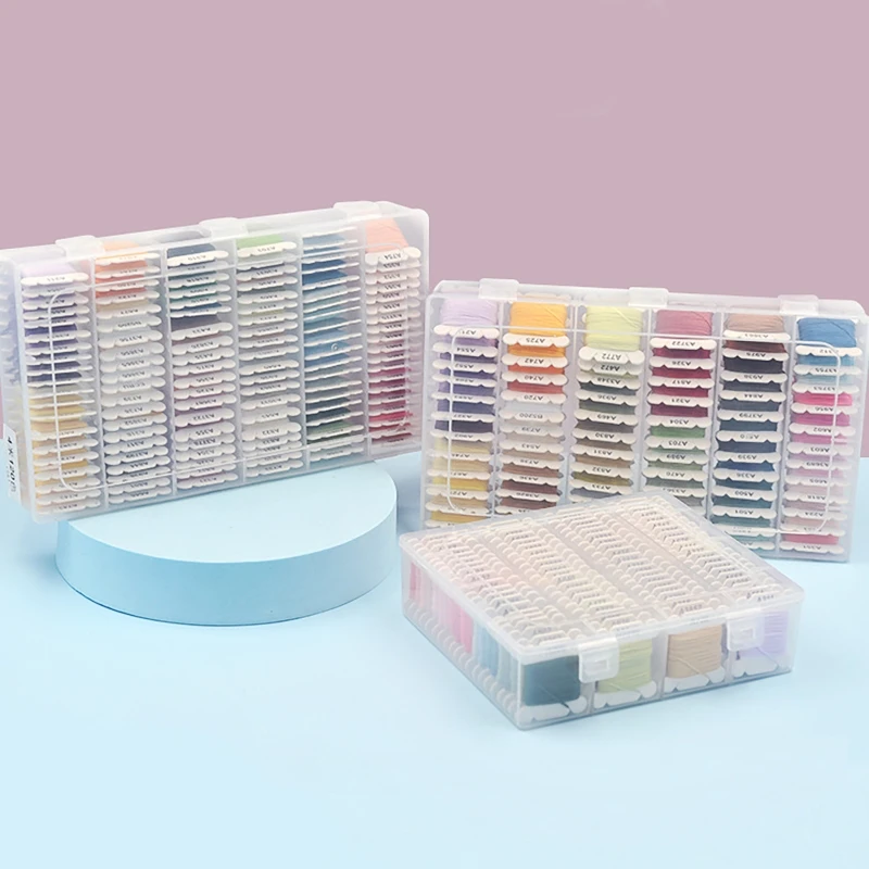 Vibrant Multicolor Embroidery and Sewing Thread Set