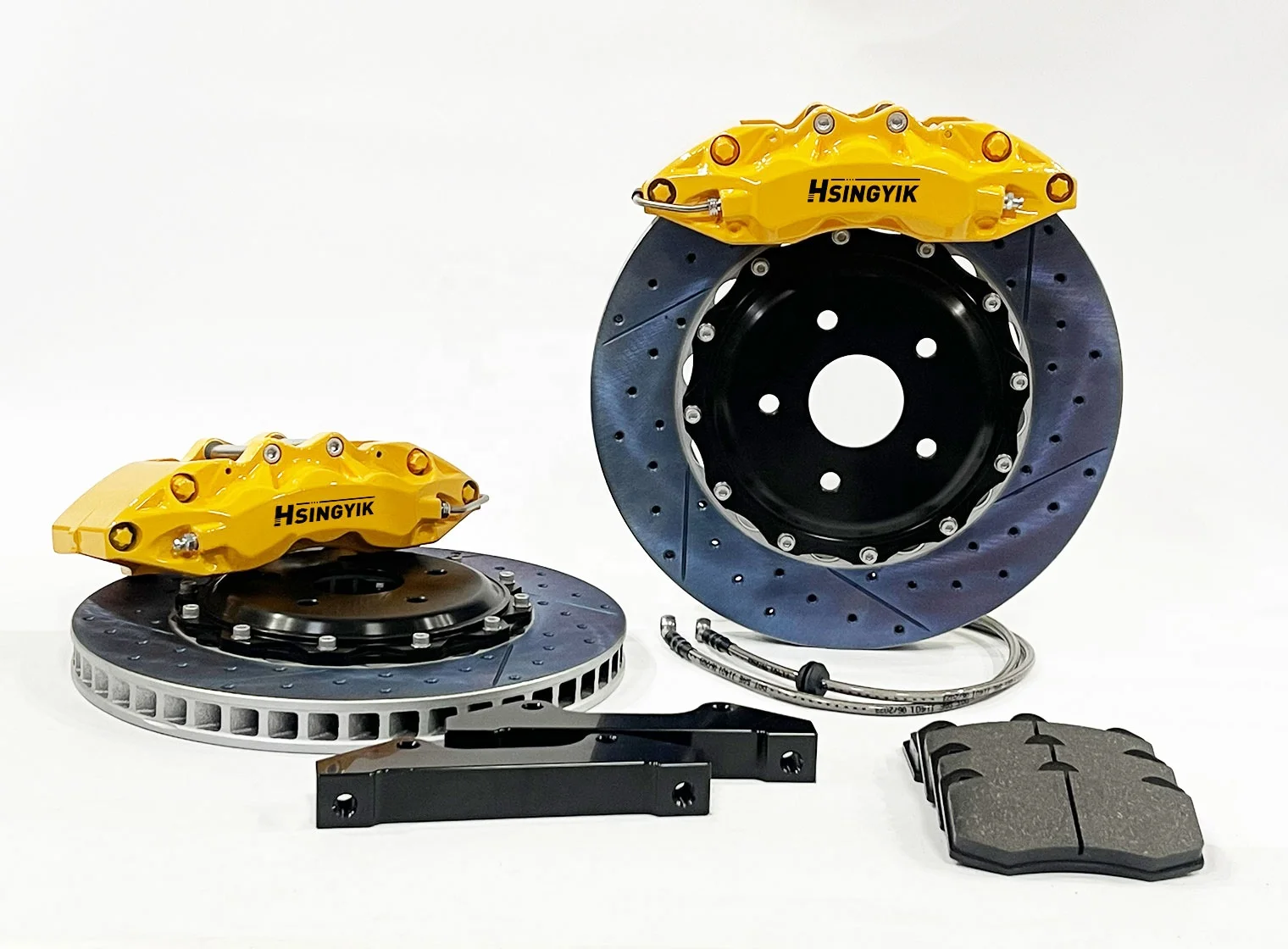 4 6 Piston Big Calipers Floating Brakes Discs Kits For Ford Mustang Pontiac G8 Gt Chevrolet Nissan 370Z Porsche 718 Cayman