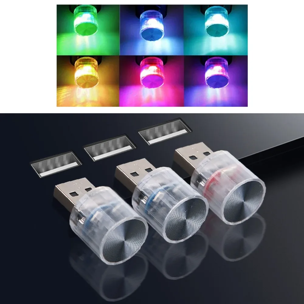 Vibrant LED USB Car Interior Light – Multicolor Ambient Glow
