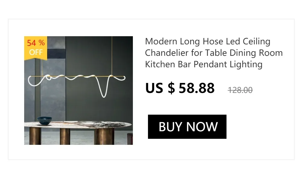 Description Picture 2 of itemModern Long Hose Led Ceiling Chandelier For Table Dining Room Kitchen Bar Pendant Lighting Suspension Design Lusters Luminaires