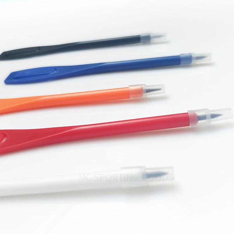 5pcs/set Golf Scoring Pencils, Plastic Golf Marker Pen Clear Lead Writing Scoring Pen Scorer Pencil for Sport Games Meeting 4