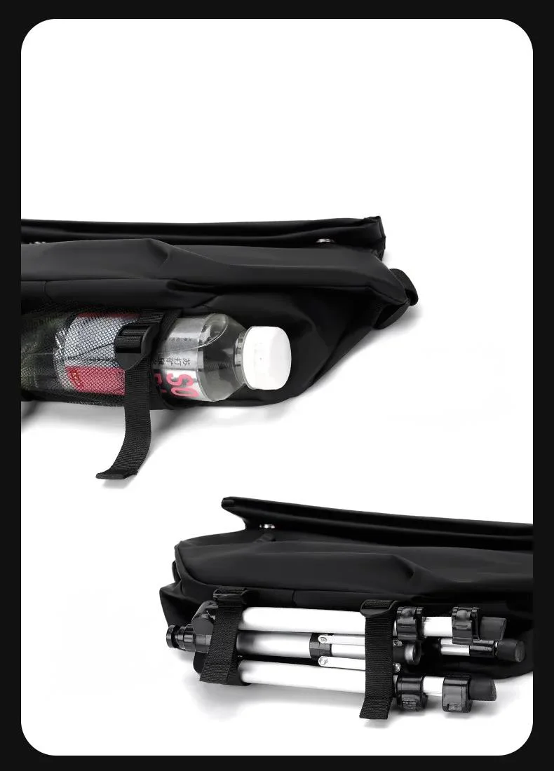 Rucsac de piept pentru bărbați, funcțional, la modă, crossbody, impermeabil, multifuncțional, cu un singur umăr_voghion.com