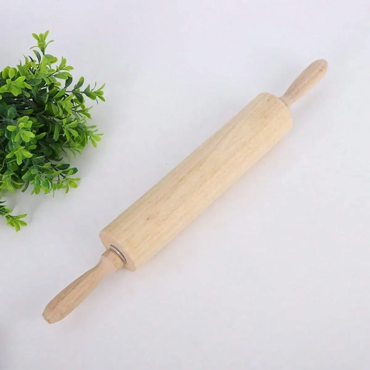 1pcWoodenrollingpin42cmlongkitchenbakingrollingpinWooden