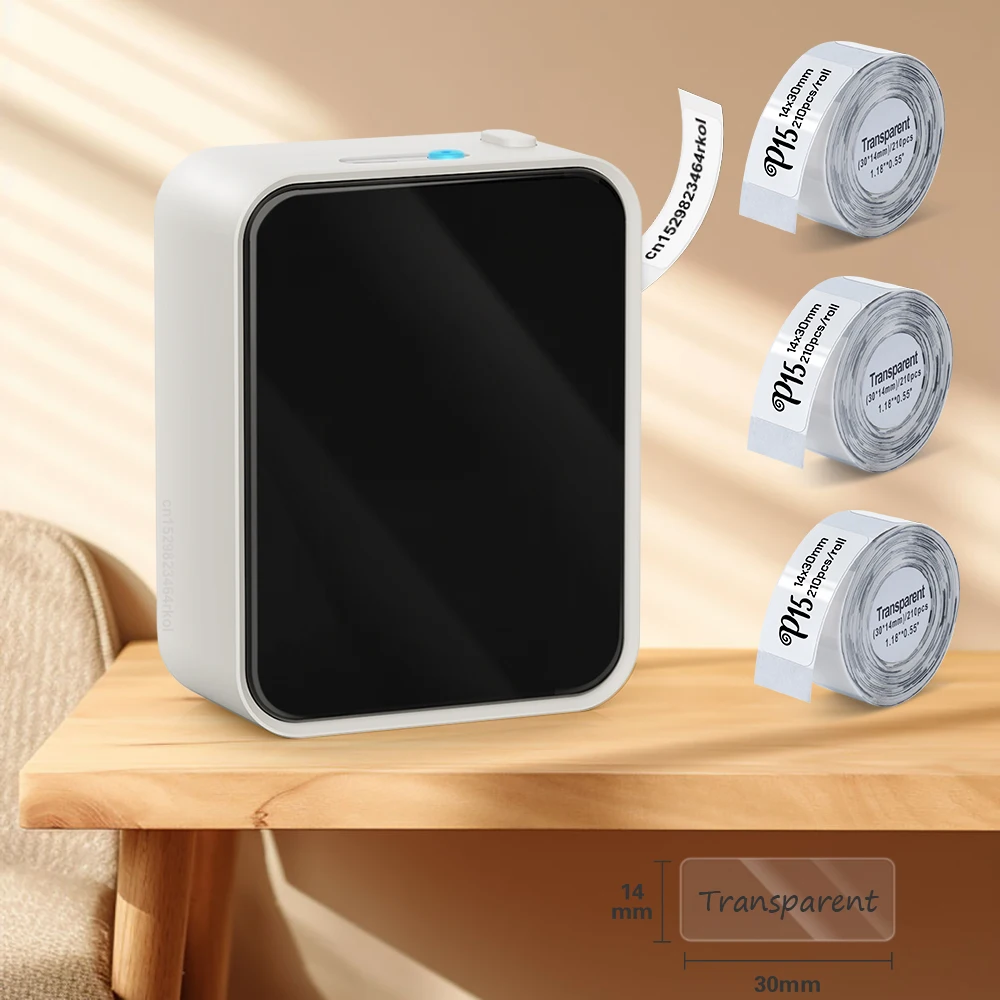 Portable Mini Bluetooth Thermal Label Printer - Inkless Wireless Labeling Machine