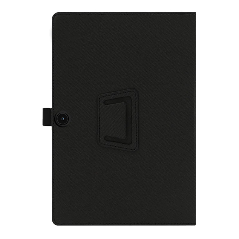 Premium PU Leather Folio Tablet Case with Hand Strap and Magnetic Closure