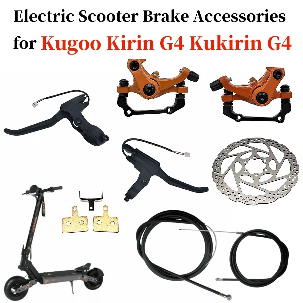 Accessori freno scooter per Kugoo Kirin G4 Kukirin G4 Scooter elettrico Maniglia freno a disco Sedile freno Pastiglie freno Pezzi di ricambio