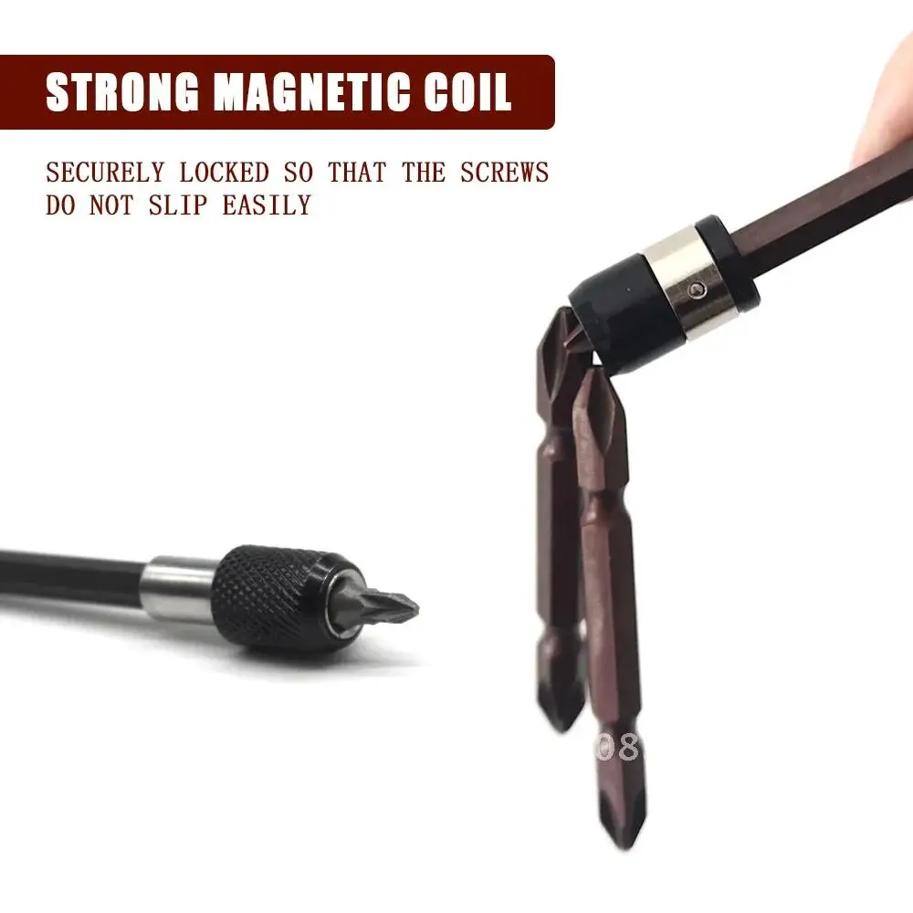 

Metal Strong Magnetizer Screw Electric Phillips Screwdriver Bits 2021 New Magnetic Ring 1/4" 6.35mm