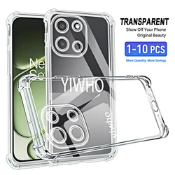 Shockproof Transparent Soft TPU Phone Case - Pack of 1 - 10 for OnePlus Nord 5 (Clear)