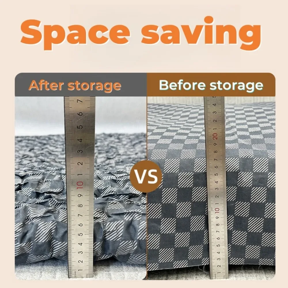Mattress Vacuum Storage Bag for Moving - Fabric Cloth Vacuum Seal Mattress Bag with Straps for Easy Moving, Shipping and Storing 3