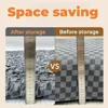 Mattress Vacuum Storage Bag for Moving - Fabric Cloth Vacuum Seal Mattress Bag with Straps for Easy Moving, Shipping and Storing 3