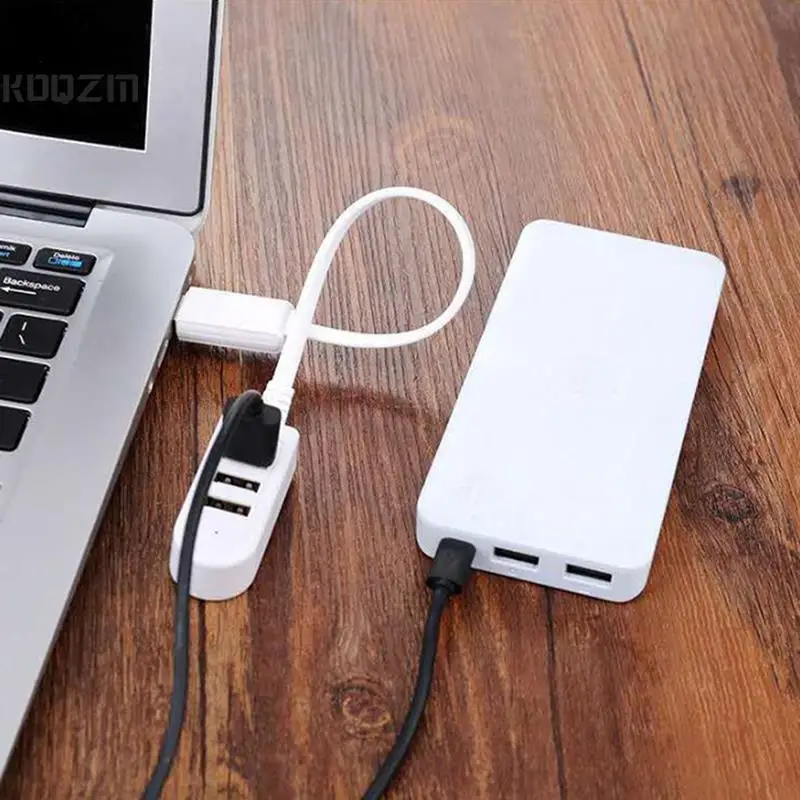 Hub USB çok 2.0 Hub USB Splitter yüksek hızlı 3 Port All In One PC Windows Macbook bilgisayar aksesuarları için