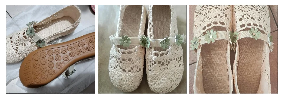 Elegante Frau Schuh Sommer Air Mesh Wohnungen frauen Atmungsaktive Mary Jane Schuhe Damen Knöchel Riemchen Ballett Schuhe Ausschnitt Spitze Loafer – Detail 7