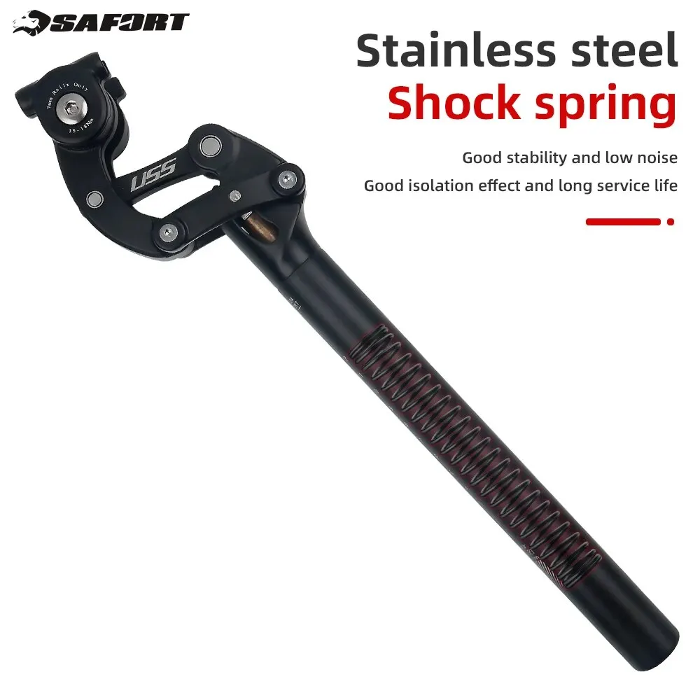 Bike Seatpost Safort MTB Suspension Seatpost 27.2 30.9 31.6mm Mountain Bike Shock Absorber Off-Road Bicycle Seat Dropper Bike Parts for NCX