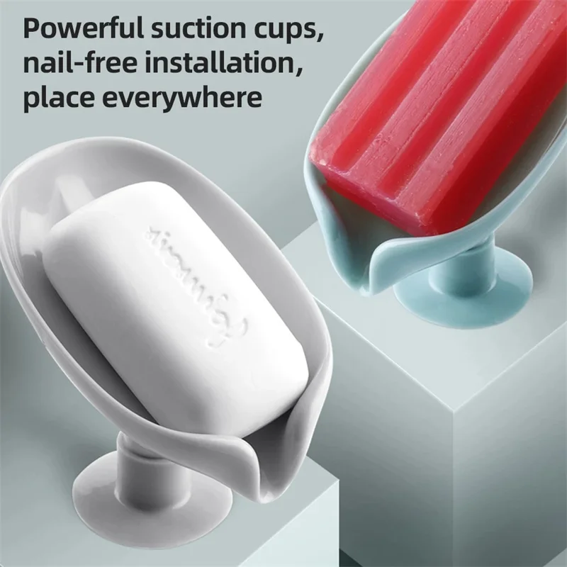 Leaf Shape Soap Dispenser Bathroom Shower Soap Dispenser Sponge Holder Kitchen Or Bathroom Accessories Washbasin Dish Soap Dispenser