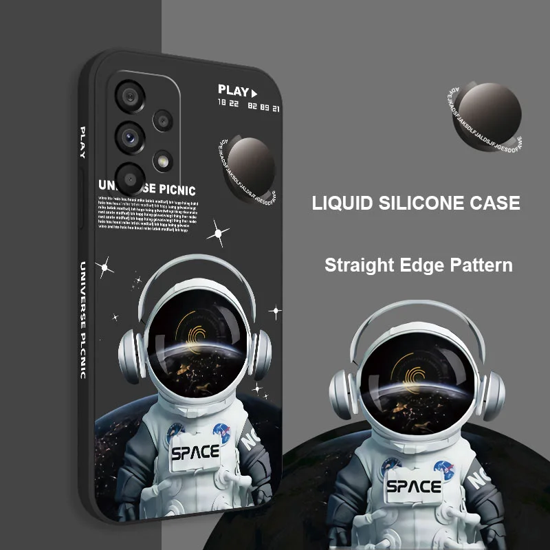 Cosmic Astronaut Angel Phone Case