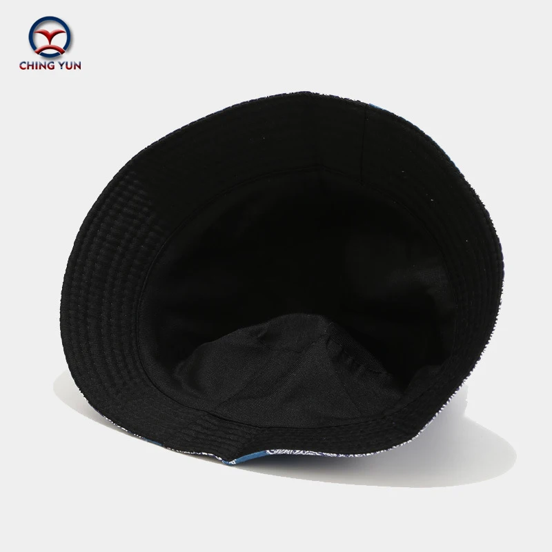New Hat spring and summer National style cashew flower double-sided collapsible fisherman hat men and women outdoor 