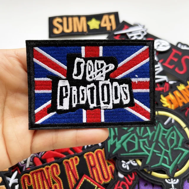 Chapas Punk Parches De Rock Termoadhesivos 10 Unidades, Para