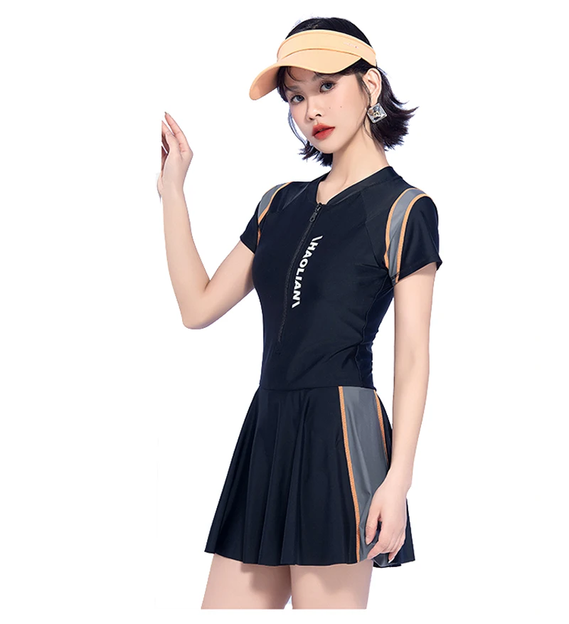 Maillot De Bain Fille Avec Jupe - Radio Fiji Girls - Noir - Taille Unique (grande) - Neuf