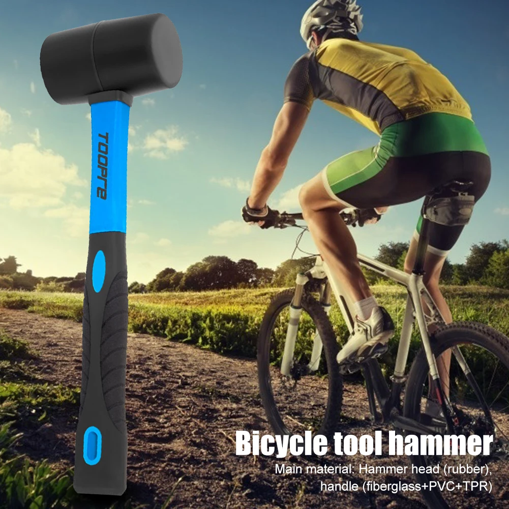Description Picture 4 of itemTOOPRE Practical Bicycle Repair Hammer Non-Slip Handle Bicycle Headset BB Repair Hammer Bike Repair Tools Supplies