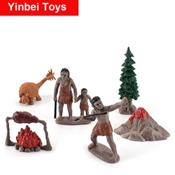 Figuras de animales del bosque de plástico para niños, figuras de animales del bosque de Safari, ciervo, juguetes para niños, adornos para pasteles