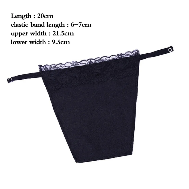 14 Colors Women Quick Easy Clip-on Lace Mock Camisole Bra Insert Wrapped Chest Overlay Modesty Panel