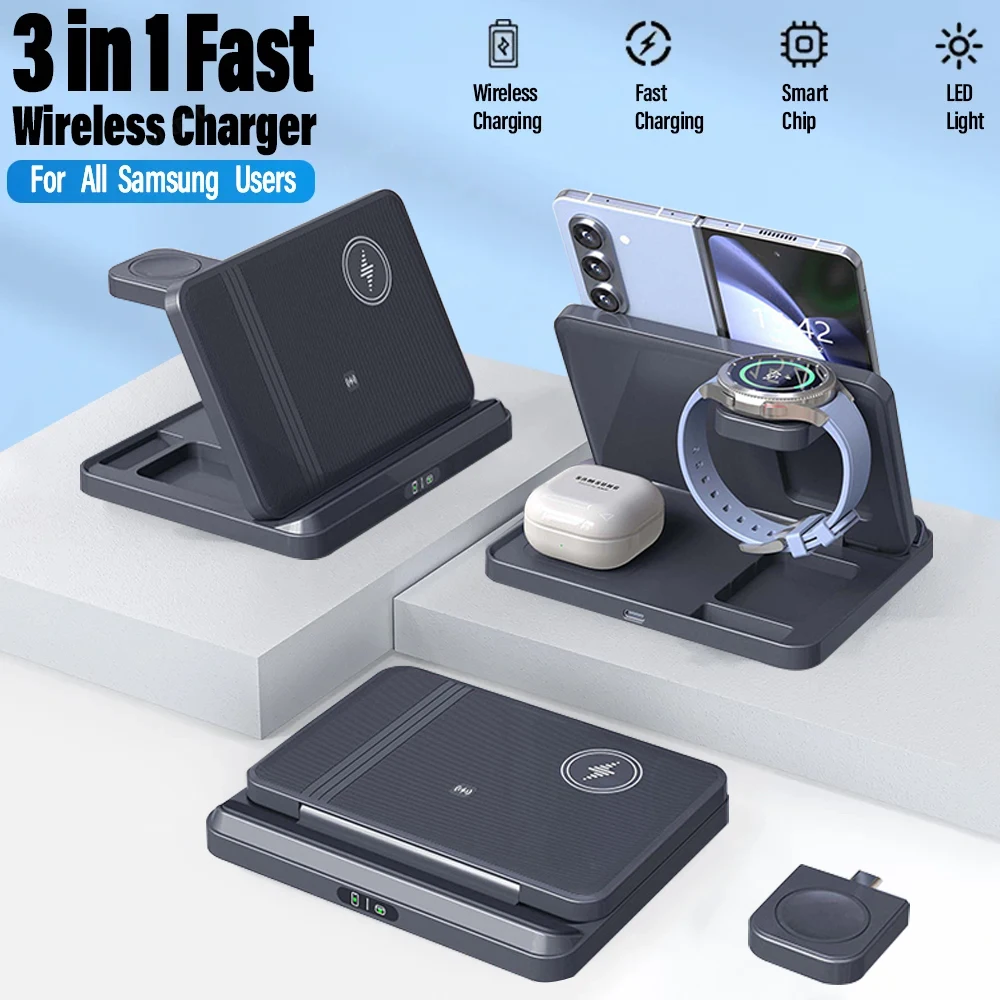 Foldable Wireless Charger Stand for Samsung Galaxy Z Fold