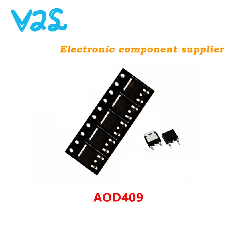 (10pcs) 100% New AOD409 SOT252 D409 TO-252 MOSFET P 26A 60V
