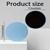 2pcs Pilates Slide Discs Yoga Abs Fitness Foot Mat Sled Waist Trainer Slide Board for Hip Lifting and Core Strength Training 2